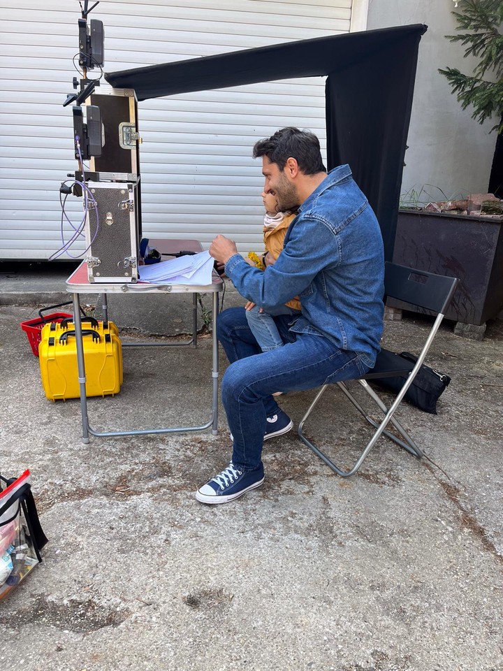 Braňo Deák - s dcérkou